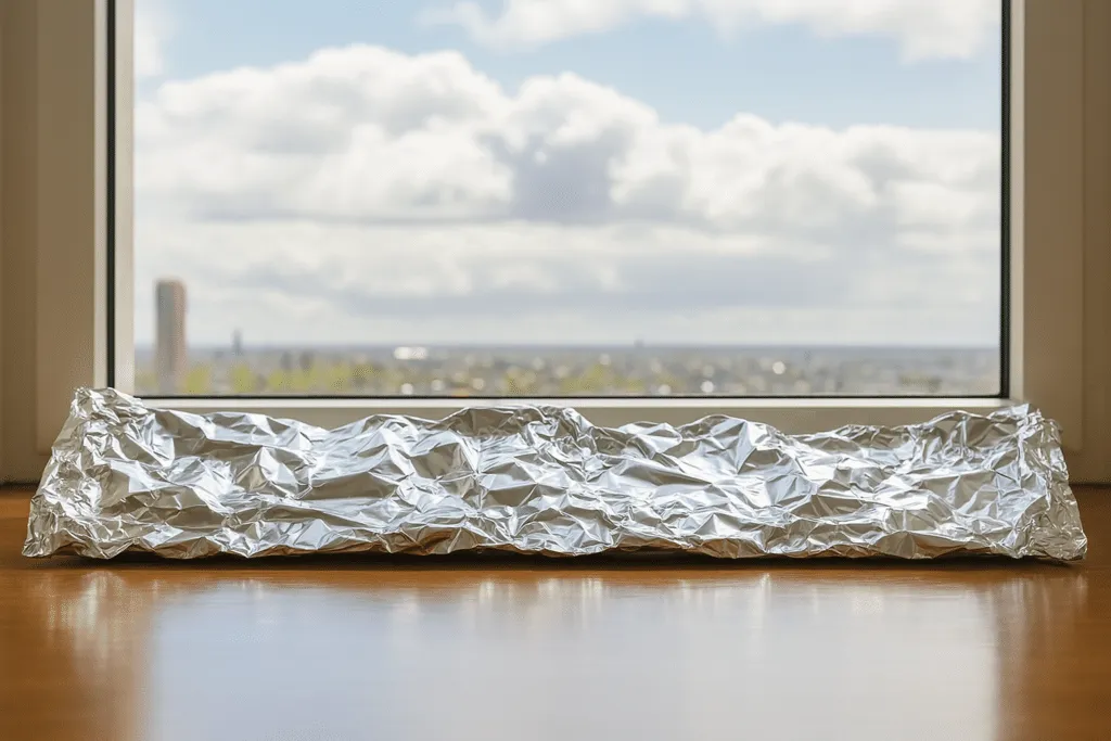 Wie du Tauben mit Aluminiumfolie fernhältst